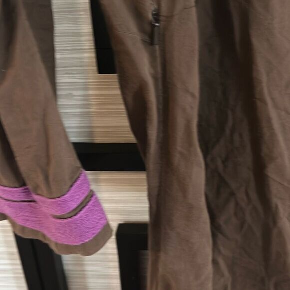 Tory Burch brown and purple lightweight cotton tunic top size 6 - Picture 6 of 6